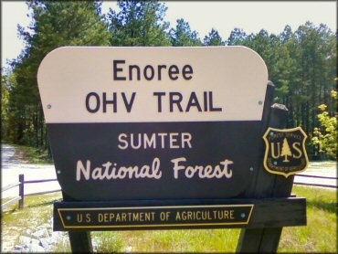 RV Trailer Staging Area and Camping at Enoree OHV Trail