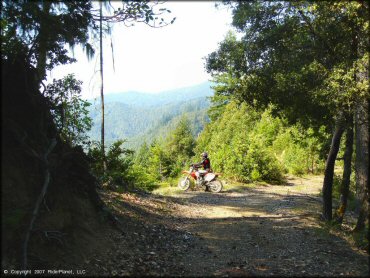Honda CRF Motorcycle at Lubbs Trail