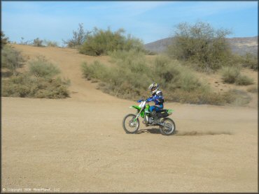 OHV at Desert Vista OHV Area Trail