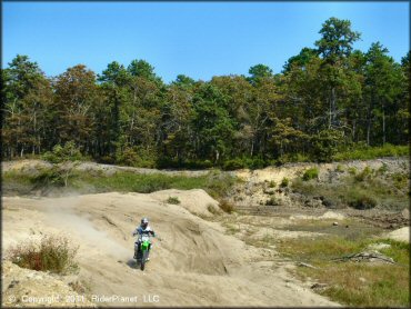 Kawasaki KX Motorcycle at Diamond MX Track