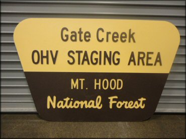 Amenities example at Rock Creek OHV Area Trail