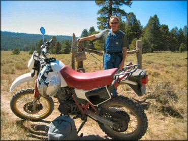 Dirt Bike at Kennedy Meadows Trail