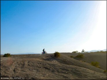 Motorcycle at Boulder Hills OHV Area