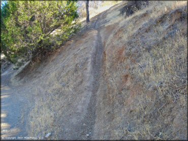 Example of terrain at Frank Raines OHV Park Trail