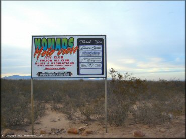 Amenities at Nomads MX Track OHV Area