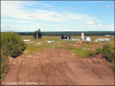 Example of terrain at Thornwood MX Track
