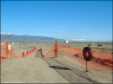 Scenic view of Winnemucca Regional Raceway Track