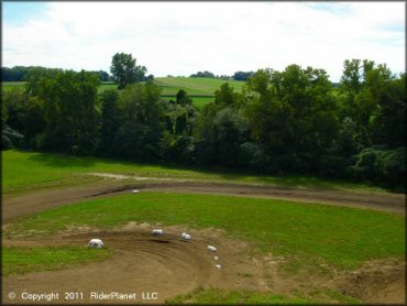 A trail at Pavilion MX OHV Area
