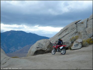 Honda CRF Motorcycle at Prison Hill Recreation Area Trail