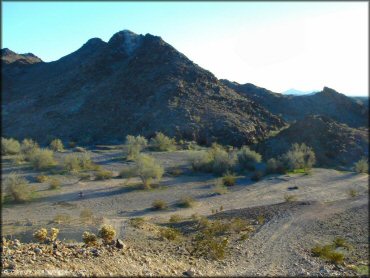 Honda CRF Motorcycle at Shea Pit and Osborne Wash Area Trail