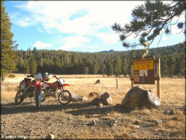 Honda CRF Motorcycle at Hunter Lake Trail