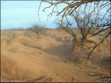 Terrain example at St. David Pits Trail