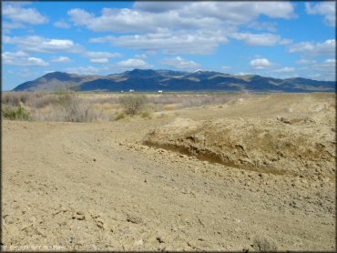 Scenic view of Battle Mountain MX Track