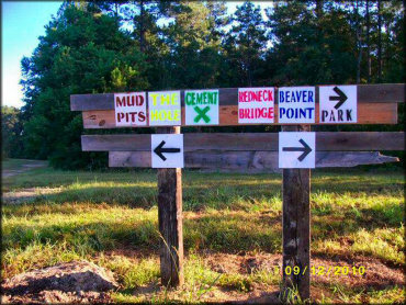 Amenities example at Juderman's ATV Park Trail