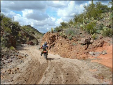 Honda CRF Dirtbike at Black Hills Box Canyon Trail