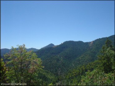 Scenic view of John's Peak OHV Area Trail