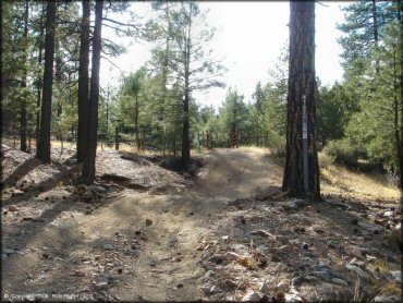 Example of terrain at Sheridan Mountain Smith Mesa OHV Trail System