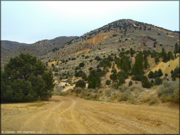 Example of terrain at Sevenmile Canyon Trail