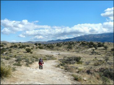 Honda CRF Trail Bike at Redington Pass Trail