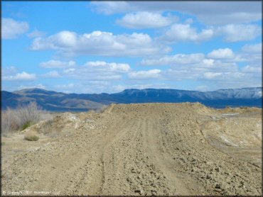Scenic view of Battle Mountain MX Track
