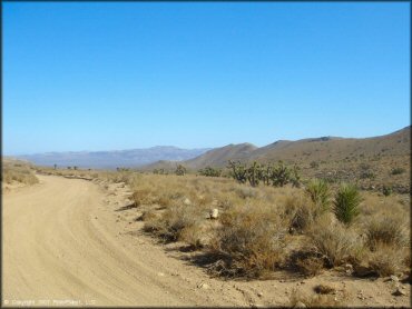 Example of terrain at Dove Springs Trail