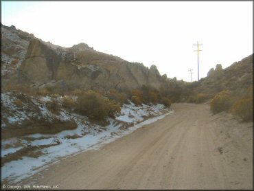 A trail at King's & Voltaire Canyons Trail