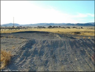 Example of terrain at Lovelock MX OHV Area