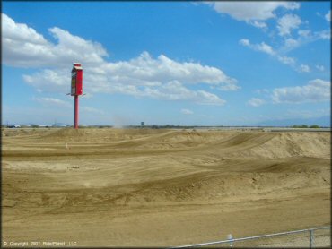 Some terrain at AV Motoplex Track