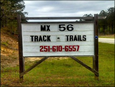 RV Trailer Staging Area and Camping at MX 56 Track and Trails OHV Area