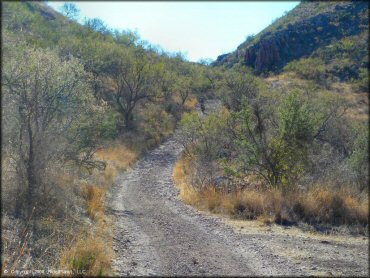 Example of terrain at Red Springs Trail