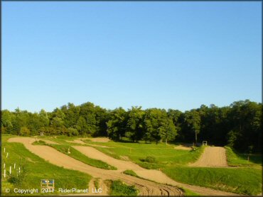 A trail at Hogback Hill Motocross OHV Area