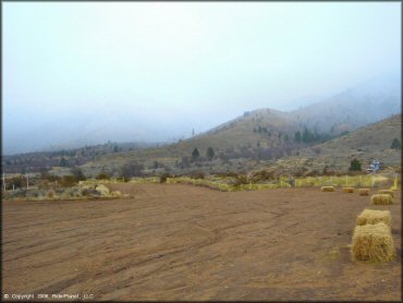 RV Trailer Staging Area and Camping at Honey Lake Motocross Park Track