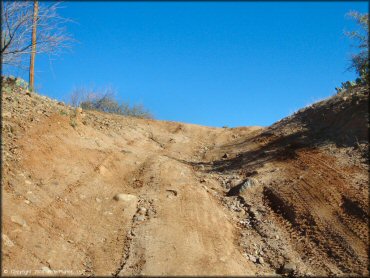 Example of terrain at Charouleau Gap Trail