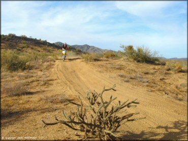 OHV at Desert Vista OHV Area Trail
