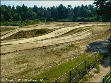 A trail at Capeway Rovers Motocross Track
