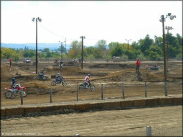 Honda CRF Motorcycle at Milestone Ranch MX Park Track