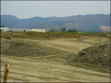 Example of terrain at Lake Elsinore Motocross Park Track