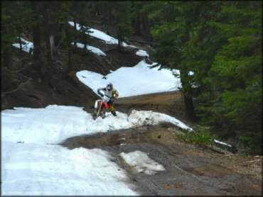 Honda CRF Dirt Bike at Verdi Peak OHV Trail