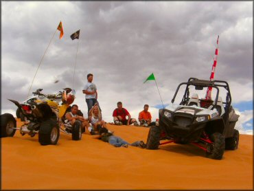 OHV at Coral Pink Sand Dunes State Park Dune Area