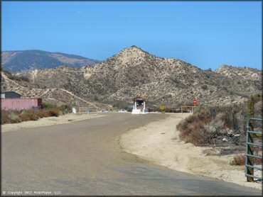 RV Trailer Staging Area and Camping at Quail Canyon Motocross Track