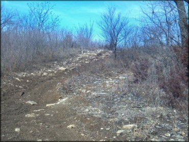 Terrain example at Spillway Cycle Area Trail