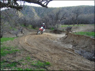 Honda CRF Motorcycle at Black Hills Box Canyon Trail