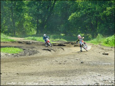 Honda CRF Motorcycle at Connecticut River MX Track