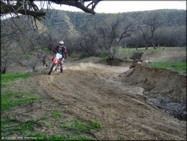 Honda CRF Motorcycle at Black Hills Box Canyon Trail