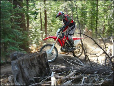 Honda CRF Motorcycle at Corral OHV Trail