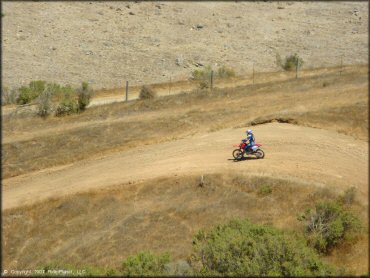Honda CRF Off-Road Bike at Santa Clara County Motorcycle Park OHV Area