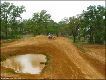 Honda CRF Dirtbike at CrossCreek Cycle Park OHV Area