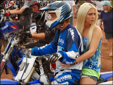 Yamaha YZ Motorcycle at Breezewood Proving Grounds Track