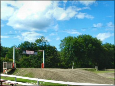 Terrain example at Winchester Speed Park Track