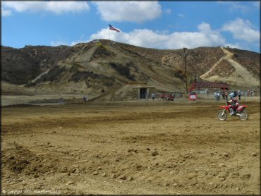 Honda CRF Dirt Bike at Glen Helen OHV Area